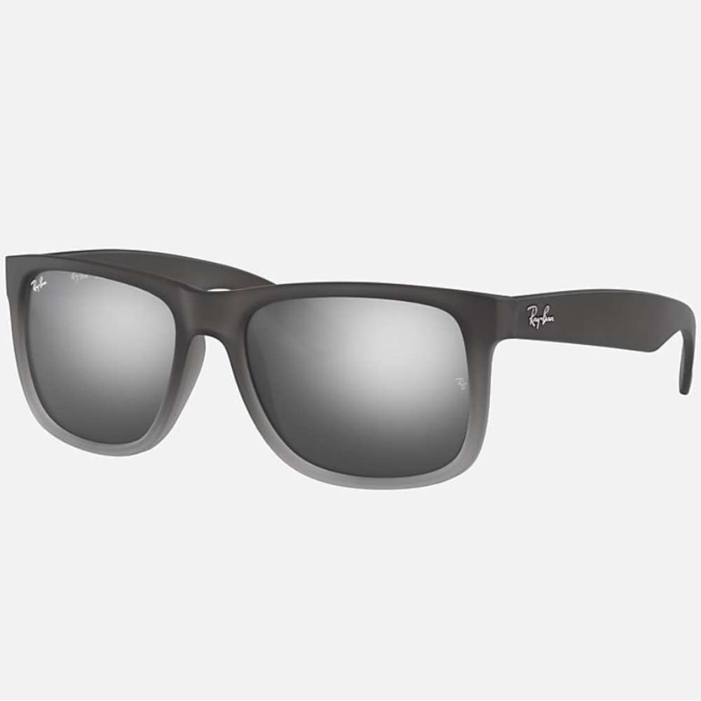 Grey RayBan Sunglasses with Silver Mirror Lense